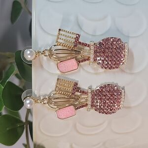 Glam Baker Crystal Shimmer Drop Earrings